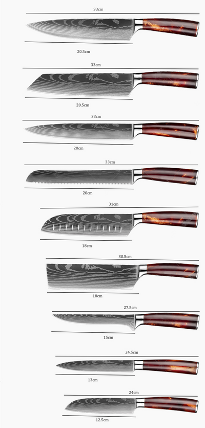 Kanji Chef's Knife