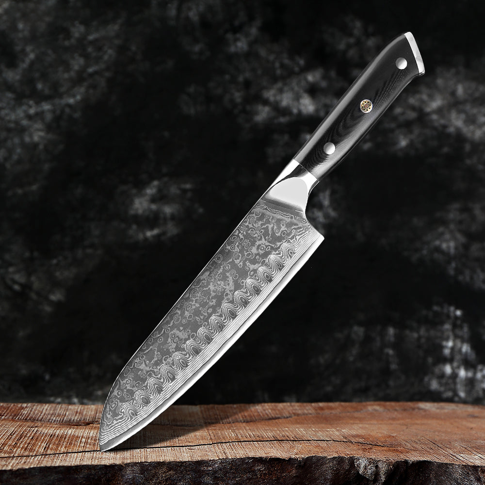 Kuro Damascus Santoku