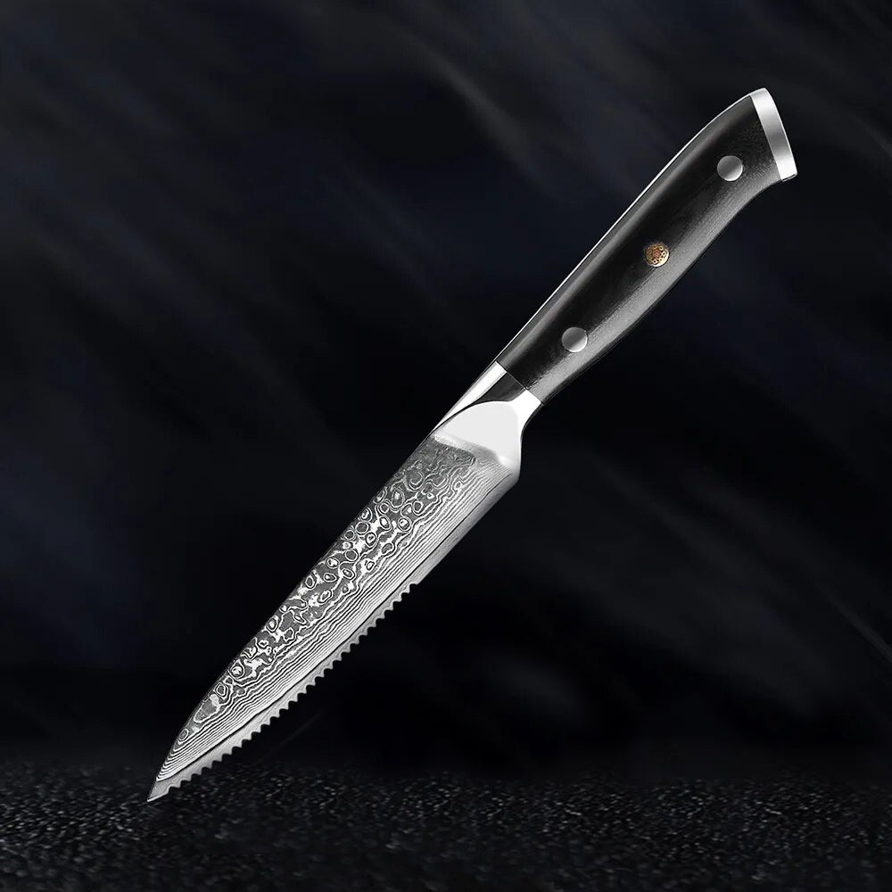 Kuro Damascus Steak Knife Bundle