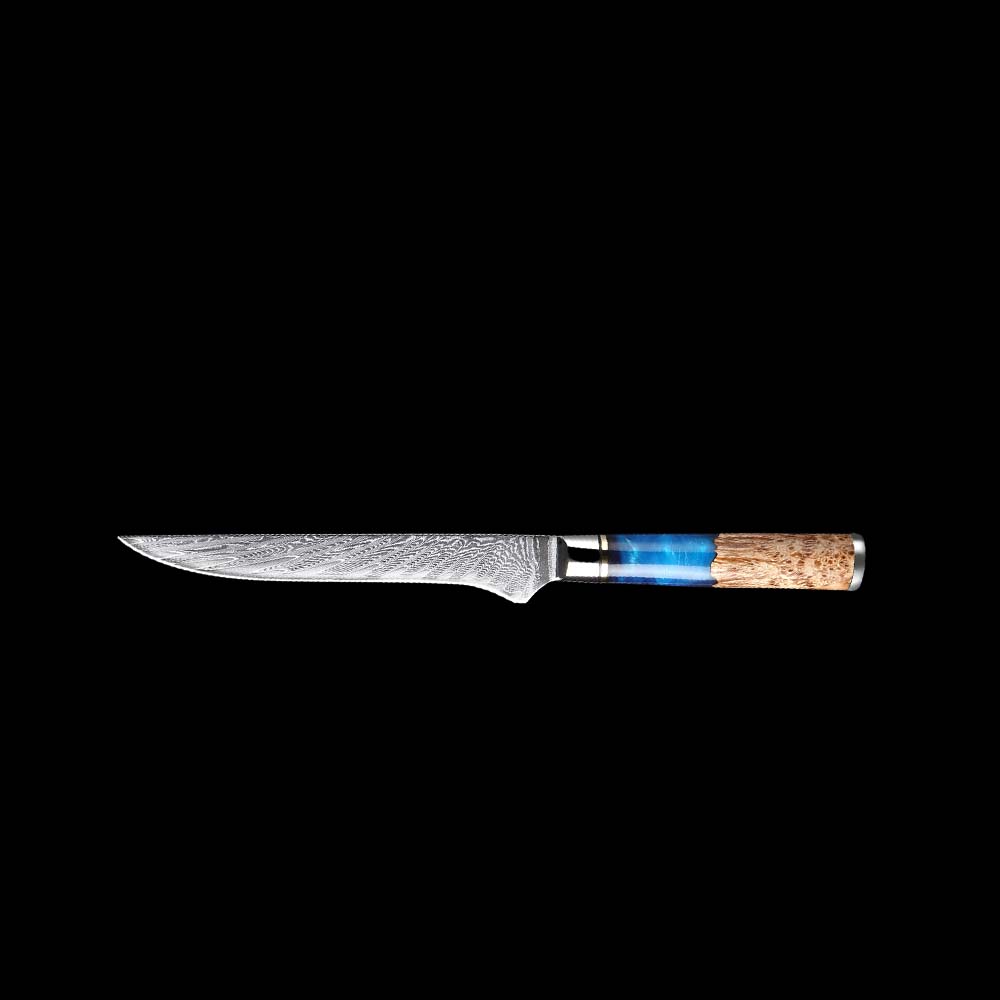 Umi Damascus Honesuki - Boning Knife