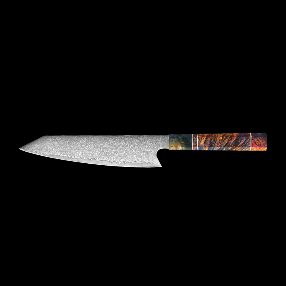 Mahou Damascus Kiritsuke Knife