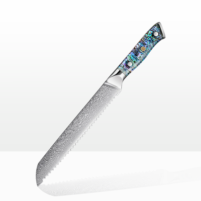 Paru Damascus Pankiri - Bread Knife