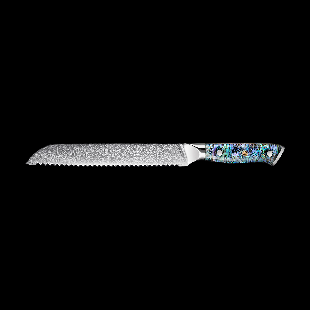 Paru Damascus Pankiri - Bread Knife