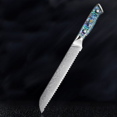 Paru Damascus Pankiri - Bread Knife