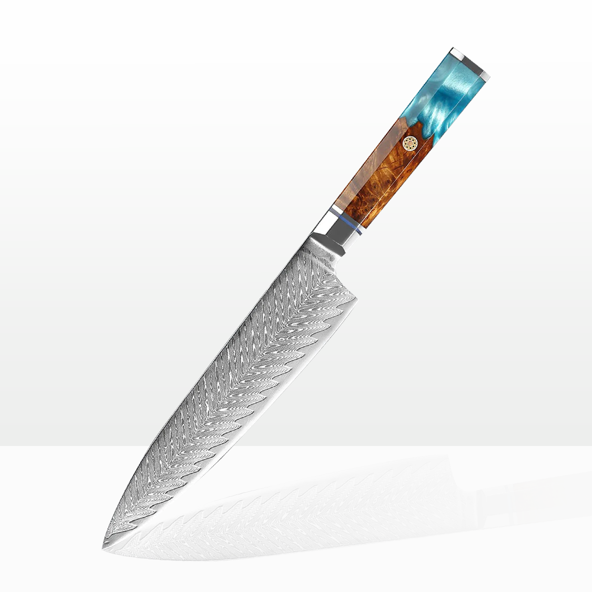 Sora Damascus Chef's Knife – The Knife Base