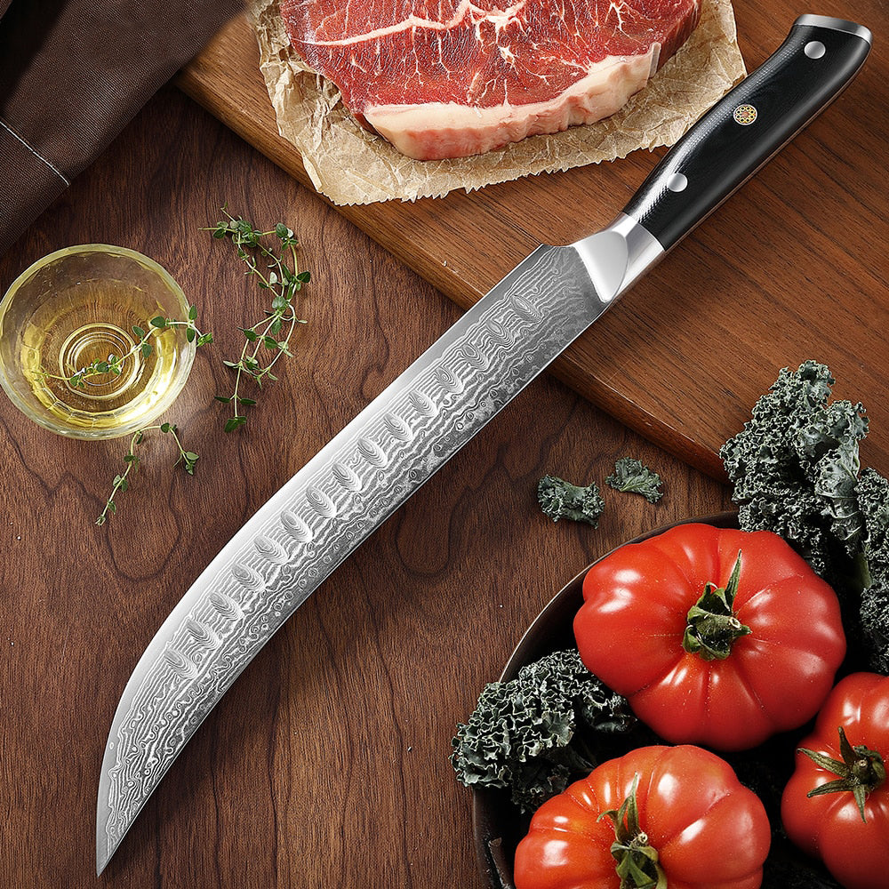 Kuro Damascus - Ham Knife