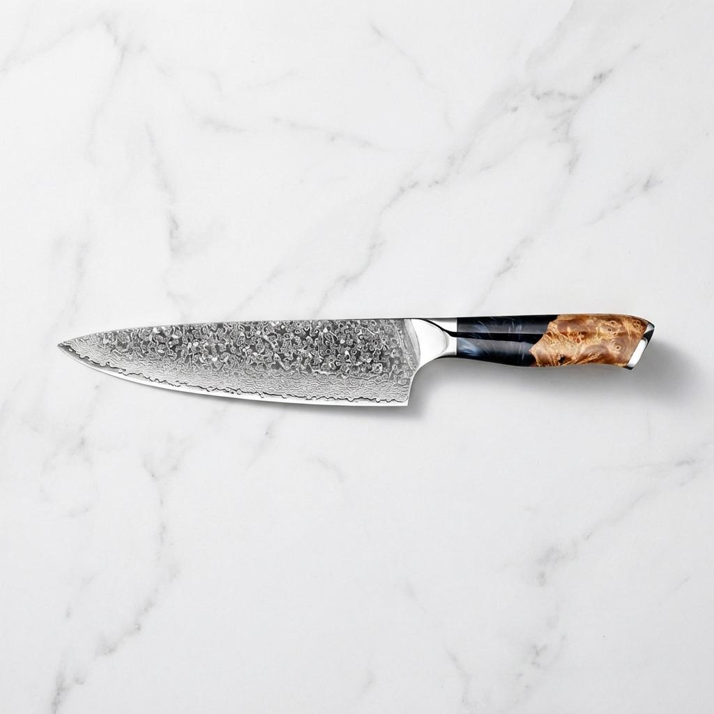 Tsuki Damascus Chef's Knife