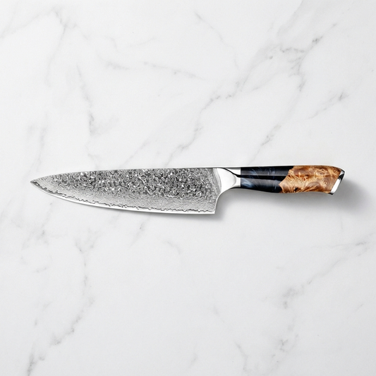 Tsuki Damascus Chef's Knife