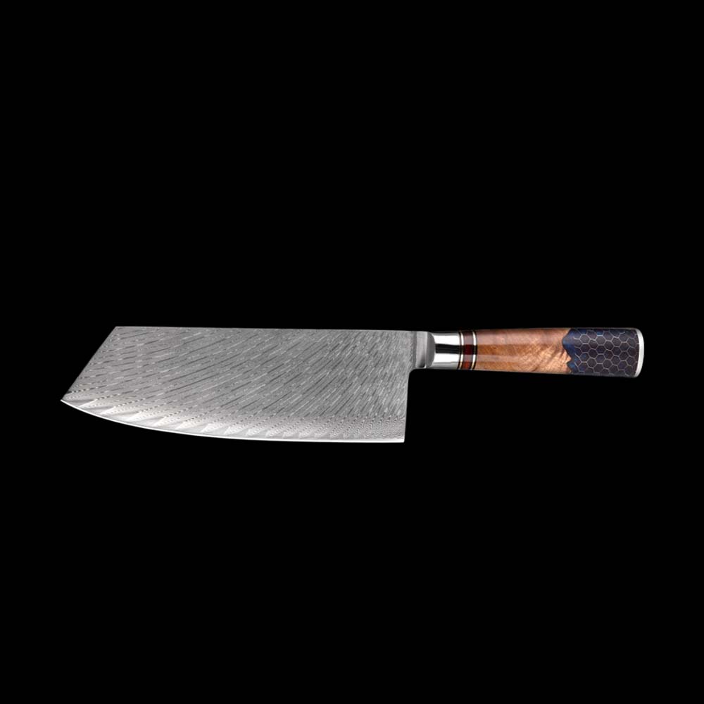 Buruu Damascus Chukabocho - Cleaver