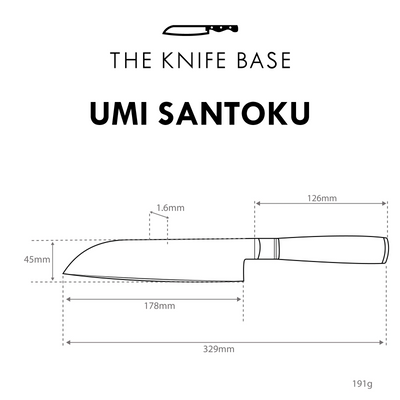 Umi Damascus Santoku